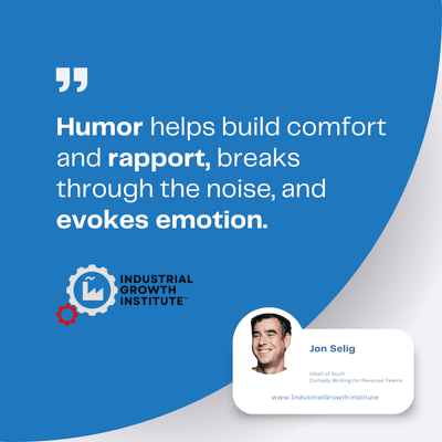 jon-selig-humor-in-sales-for-prospecting