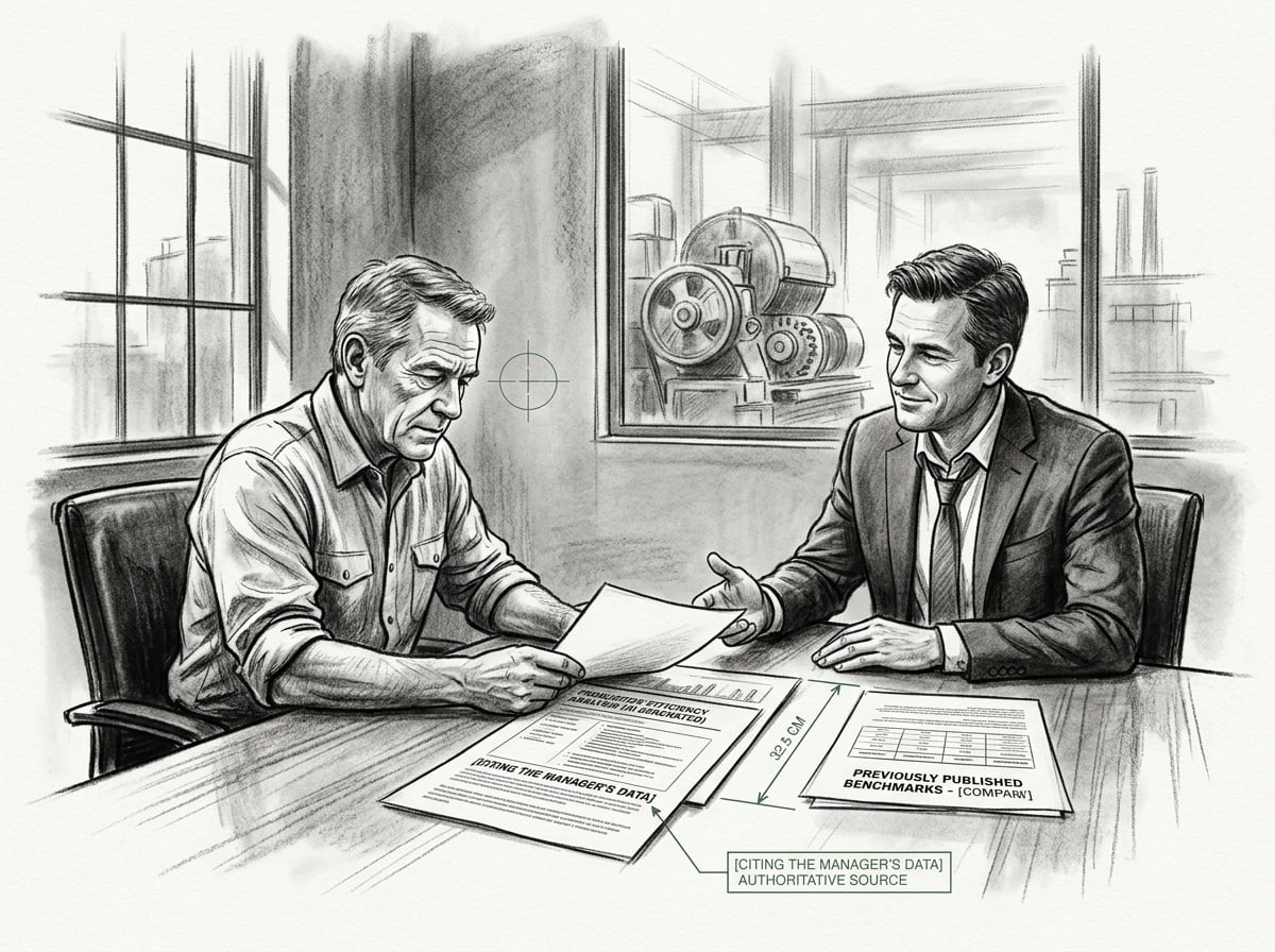 An illustration of an AI assistant answering a buyer's question and citing the vendor as its source, the goal of answer engine optimization