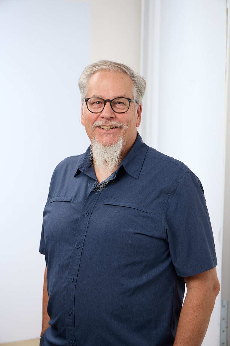 Ed Marsh, industrial sales growth advisor, in a casual button-up shirt